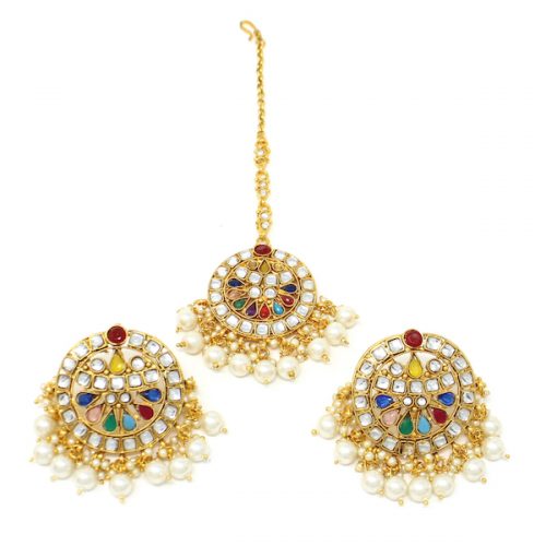 Indian Jewelry Diva Tikka Set